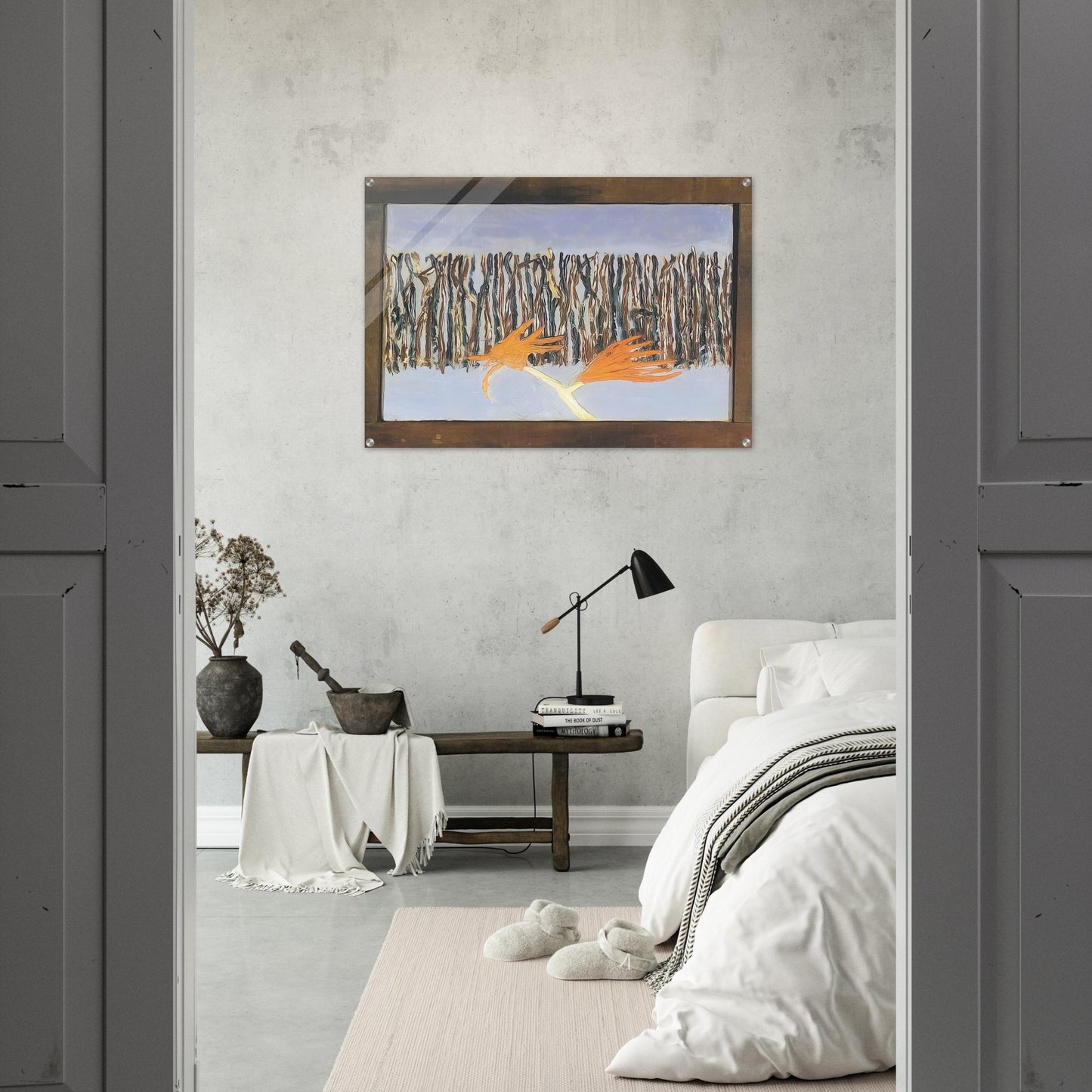 Burning Bush - 1953 - Forrest Bess Acrylic Print - 70x100 cm / 28x40″ inches