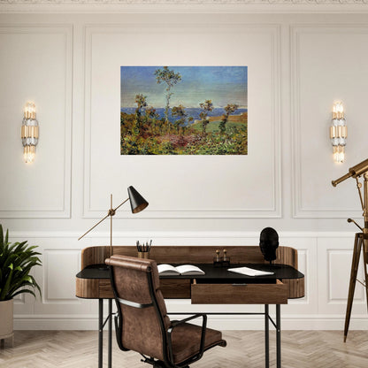 The Fonds at Varengeville - claude monet Brushed Aluminum Print - 70x100 cm / 28x40 inches | claude monet Aluminum Print | claude monet Prints