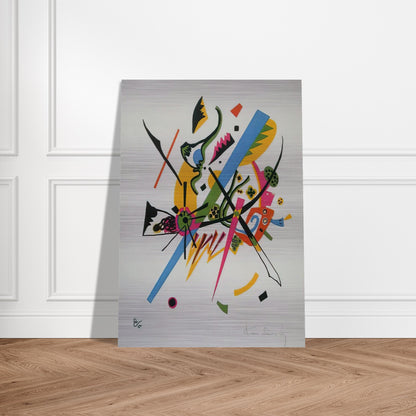 SMALL WORLDS 1922 - Wassily Kandinsky Brushed Aluminum Print - 70x100 cm / 28x40 inches | Wassily Kandinsky Aluminum Print | Wassily Kandinsky Prints