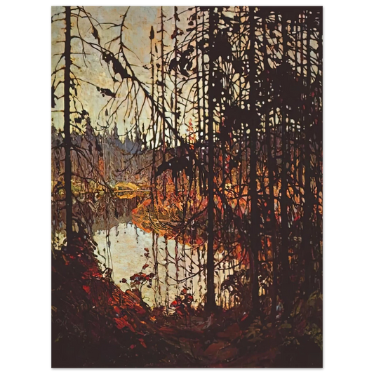Tom Thomson - NORTHERN RIVER 1915  75x100 cm / 30x40inches Fine Art Poster