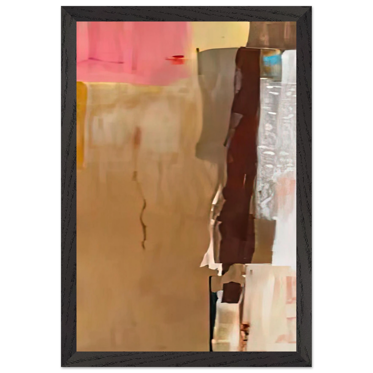 Helen Frankenthaler - Bistre I, 1976- Wall Art - 60x80 cm / 24x32 inches - Fine Art Poster-canvas - -