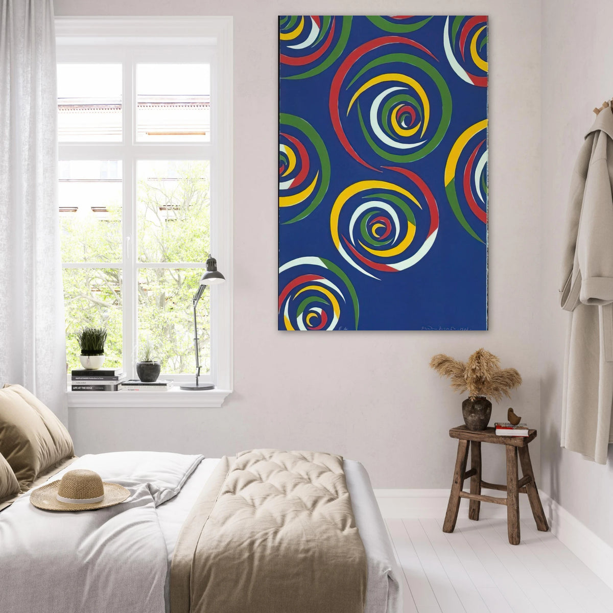 Cercles de Nuit - 1992 - Piero Dorazio Art Prints - 100x150 cm / 40x60″ inches | Piero Dorazio Poster | Piero Dorazio Prints