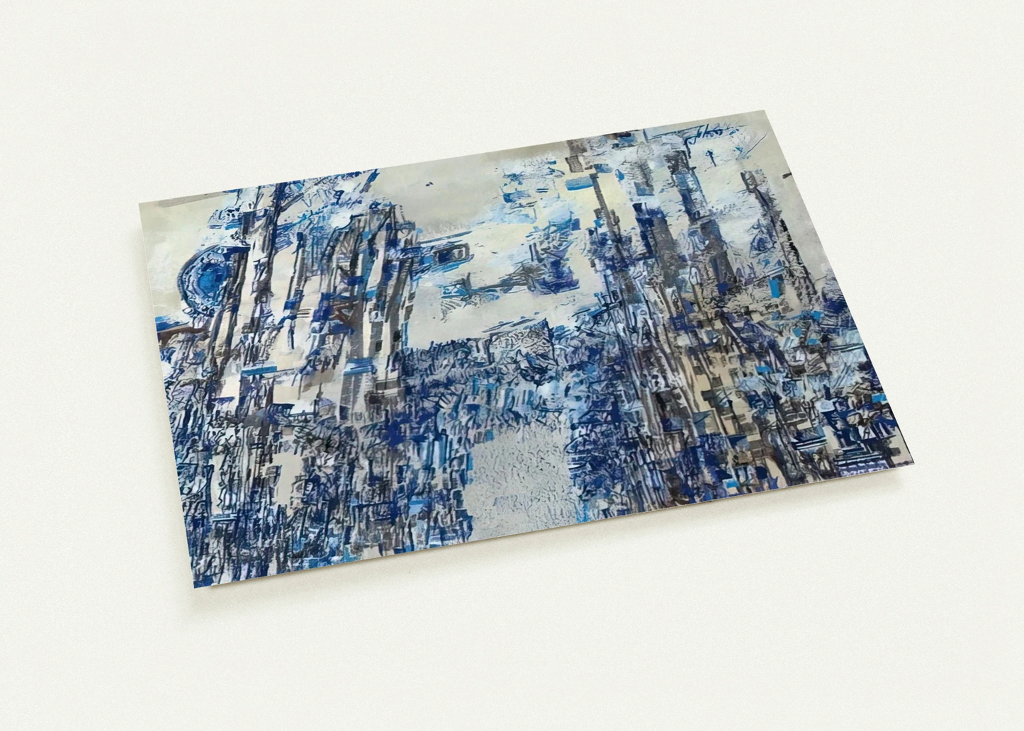 L'invasion - Tachisme By Maria Helena Vieira da Silva Pack of 10 Post Cards | Maria Helena Vieira da Silva Post Cards | A6 (10.5 x 14.8 cm) - 4.1 x 5.8 inches