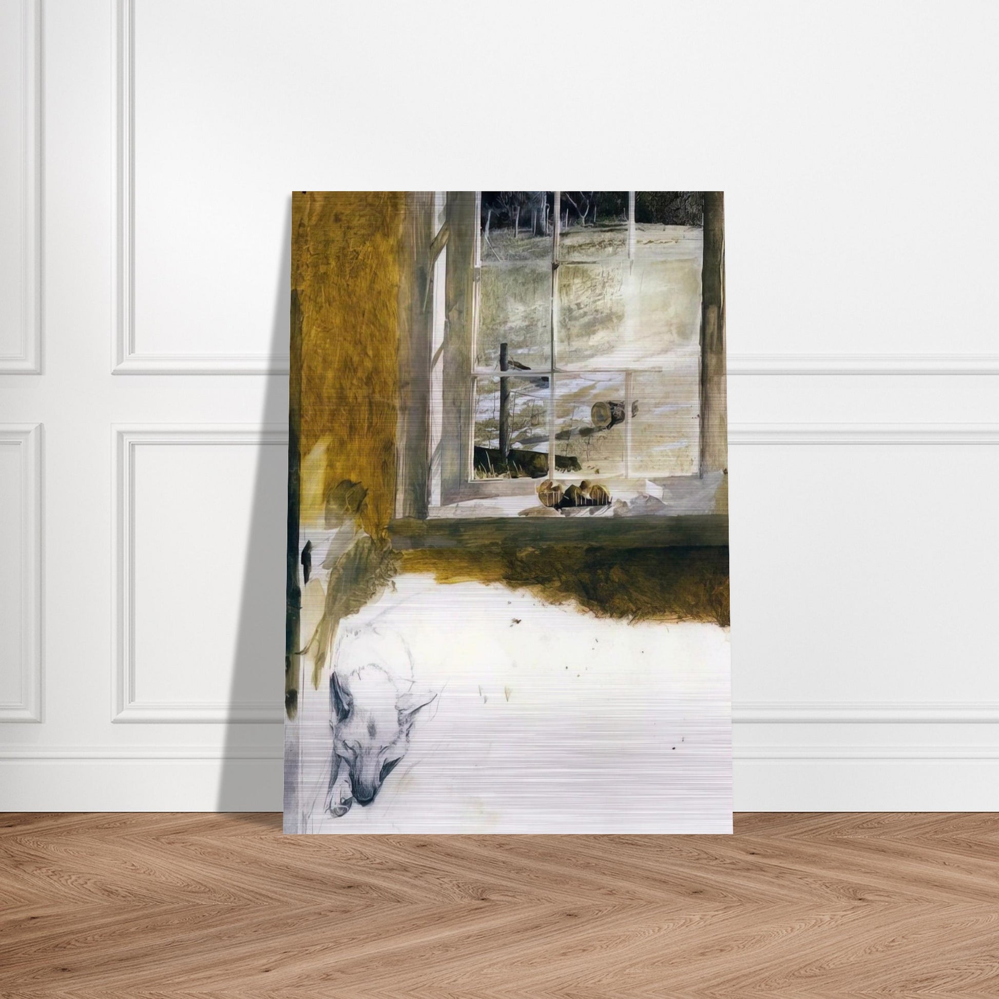 GROUNDHOG DAY 3 - Andrew Wyeth Brushed Aluminum Print - 70x100 cm / 28x40 inches | Andrew Wyeth Aluminum Print | Andrew Wyeth Prints