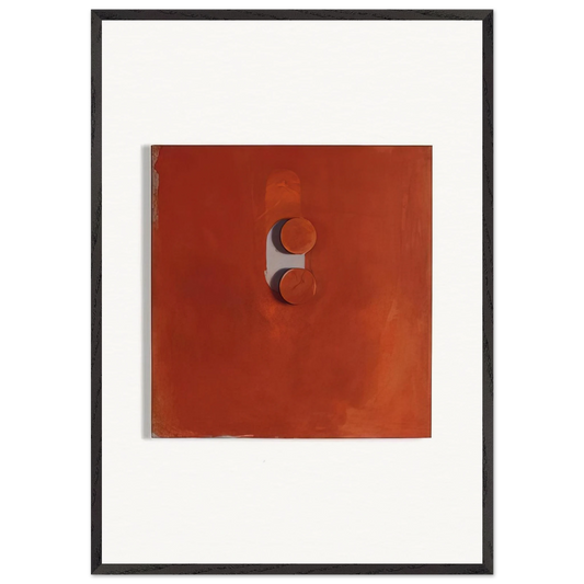 TABLETTENBILD 1966 - Blinky Palermo 70x100 cm / 28x40 inches Framed Art Print – Black Wooden Frame