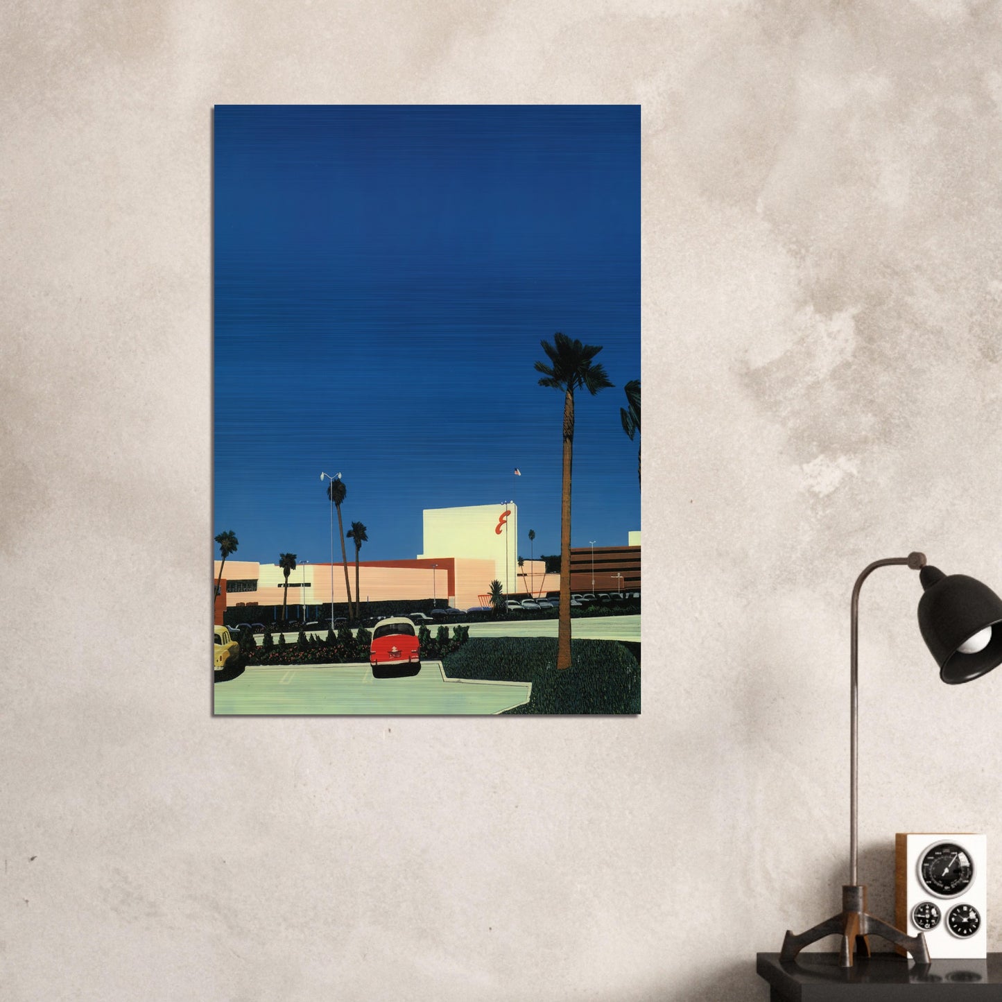 In the beginning III Mall - Hiroshi Nagai Brushed Aluminum Print - 70x100 cm / 28x40 inches | Hiroshi Nagai Aluminum Print | Hiroshi Nagai Prints
