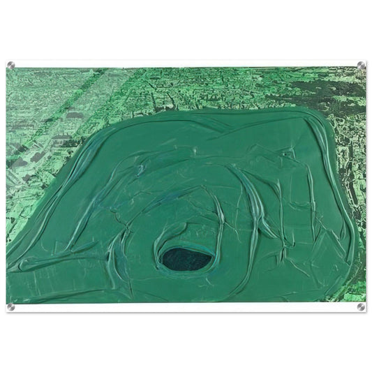 Postcard Hyde Park - 1969 - Dieter Roth Acrylic Print - 70x100 cm / 28x40″ inches | Dieter Roth Wall Art | Dieter Roth Prints