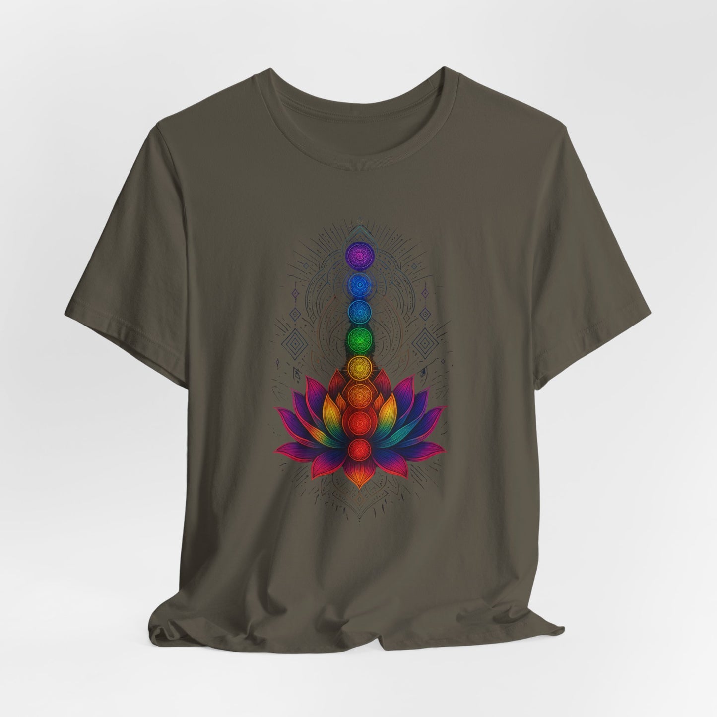 Amante del yoga espiritual de la flor de loto del chakra