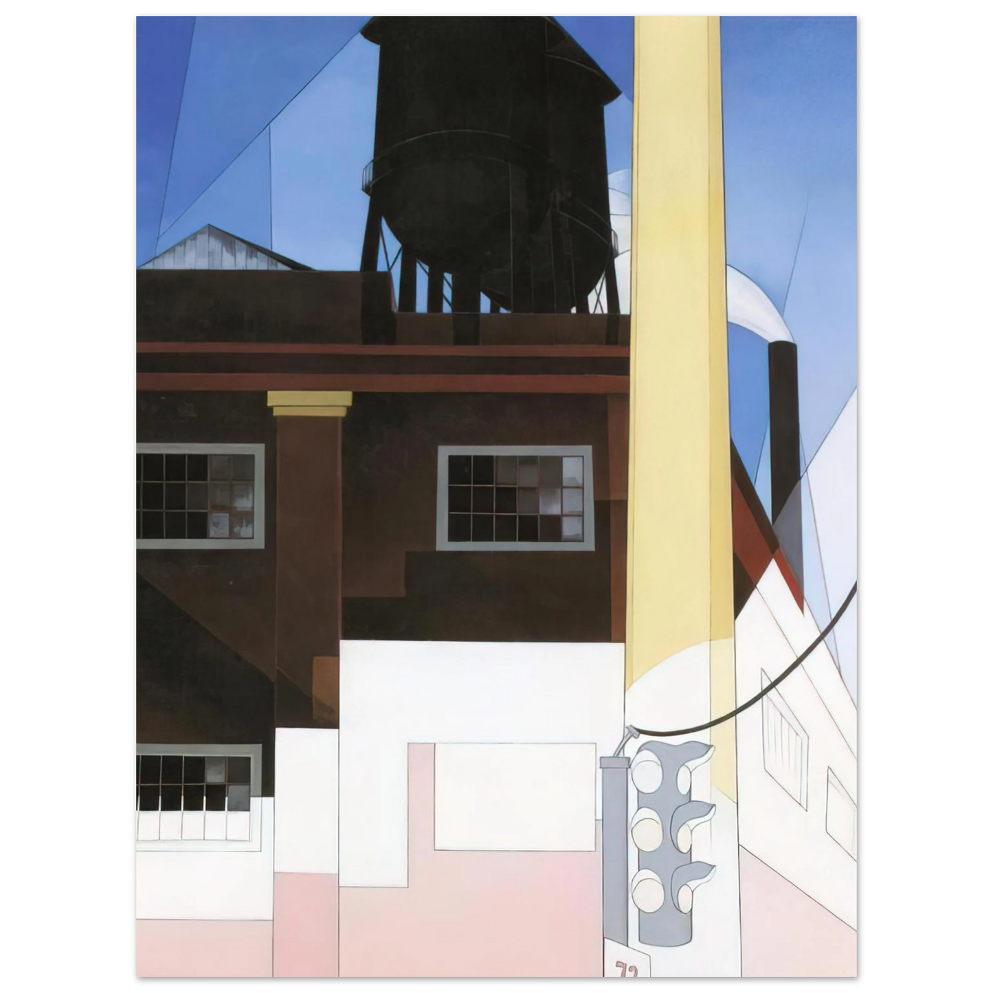 Charles Demuth - And the Home of the Brave - 1931  75x100 cm / 30x40inches Fine Art Poster