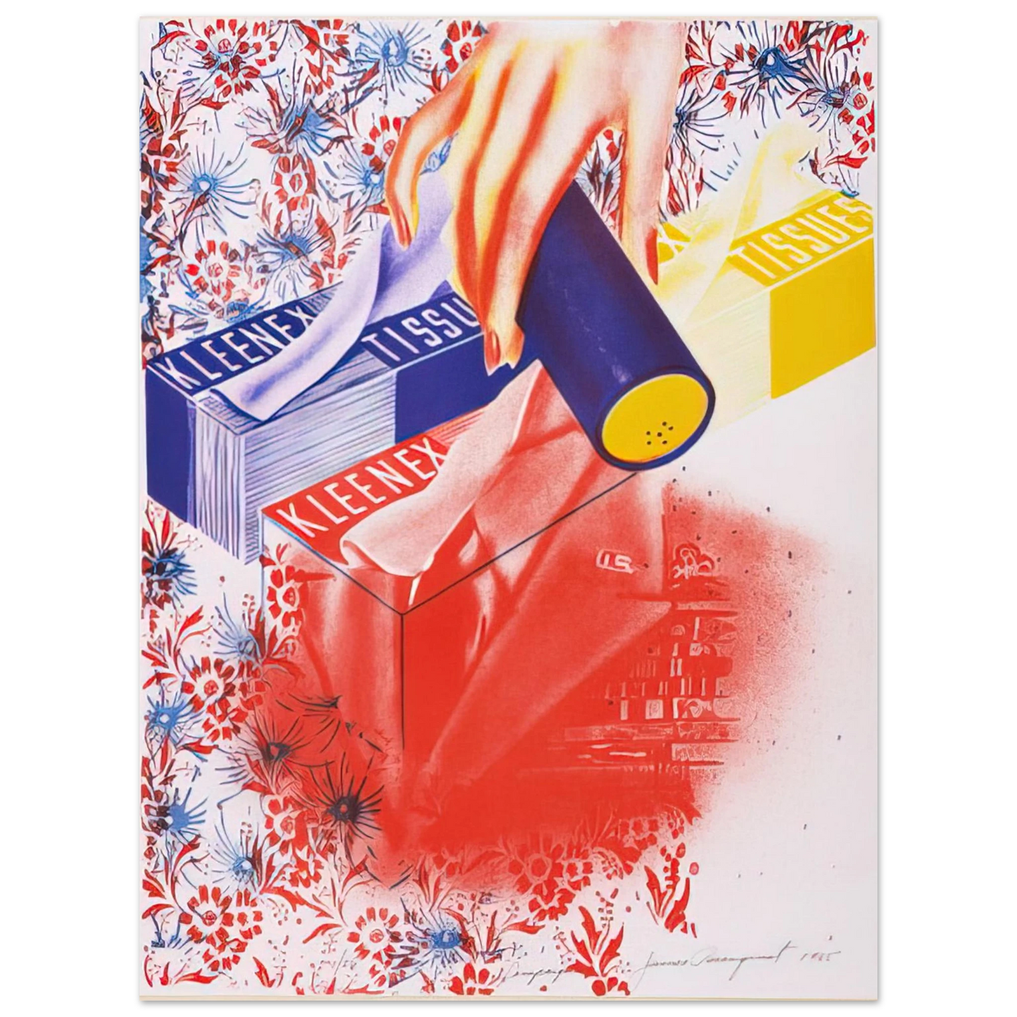 James Rosenquist - Campaign  75x100 cm / 30x40inches Fine Art Poster