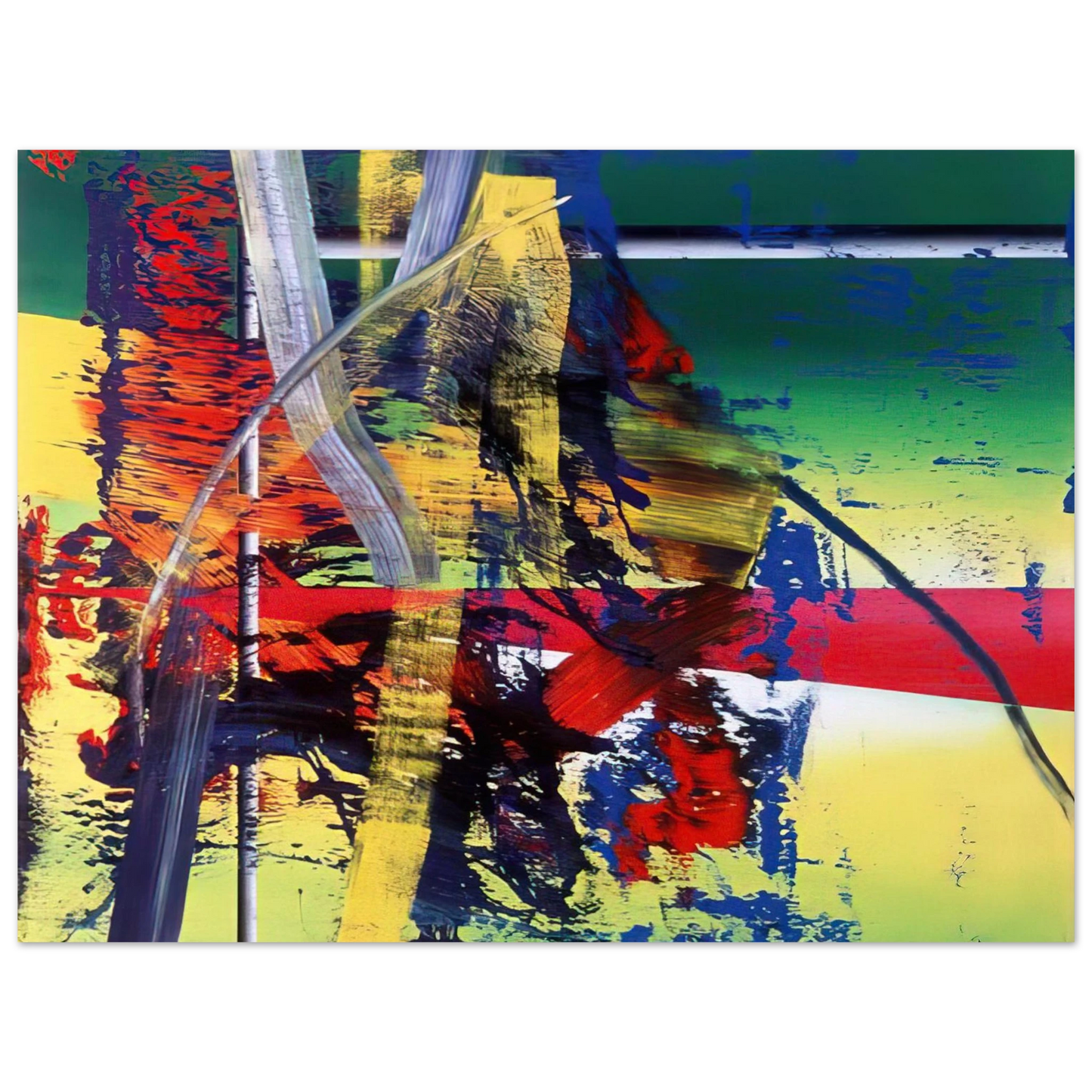 Gerhard Richter - STATION  75x100 cm / 30x40inches Fine Art Poster