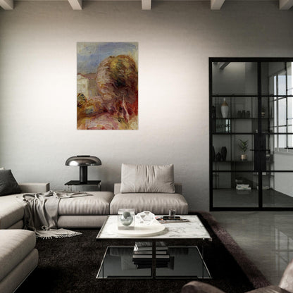 La Poste at Cagnes - Pierre-Auguste Renoir Brushed Aluminum Print - 70x100 cm / 28x40 inches | Pierre-Auguste Renoir Aluminum Print | Pierre-Auguste Renoir Prints
