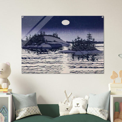 Islands Allagash - 1990 - Neil Welliver Acrylic Print - 70x100 cm / 28x40″ inches