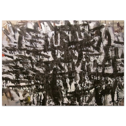 Listen - 2005 - Robert Goodnough Brushed Aluminum Print - 70x100 cm / 28x40 inches | Robert Goodnough Aluminum Print | Robert Goodnough Prints