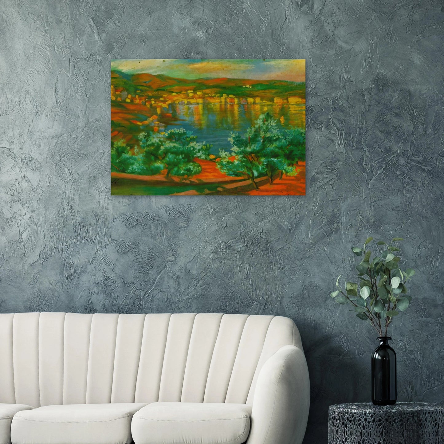 FESTIVAL OF ST LUCIA AT VILLAMALLA - Salvador Dali Brushed Aluminum Print - 70x100 cm / 28x40 inches | Salvador Dali Aluminum Print | Salvador Dali Prints