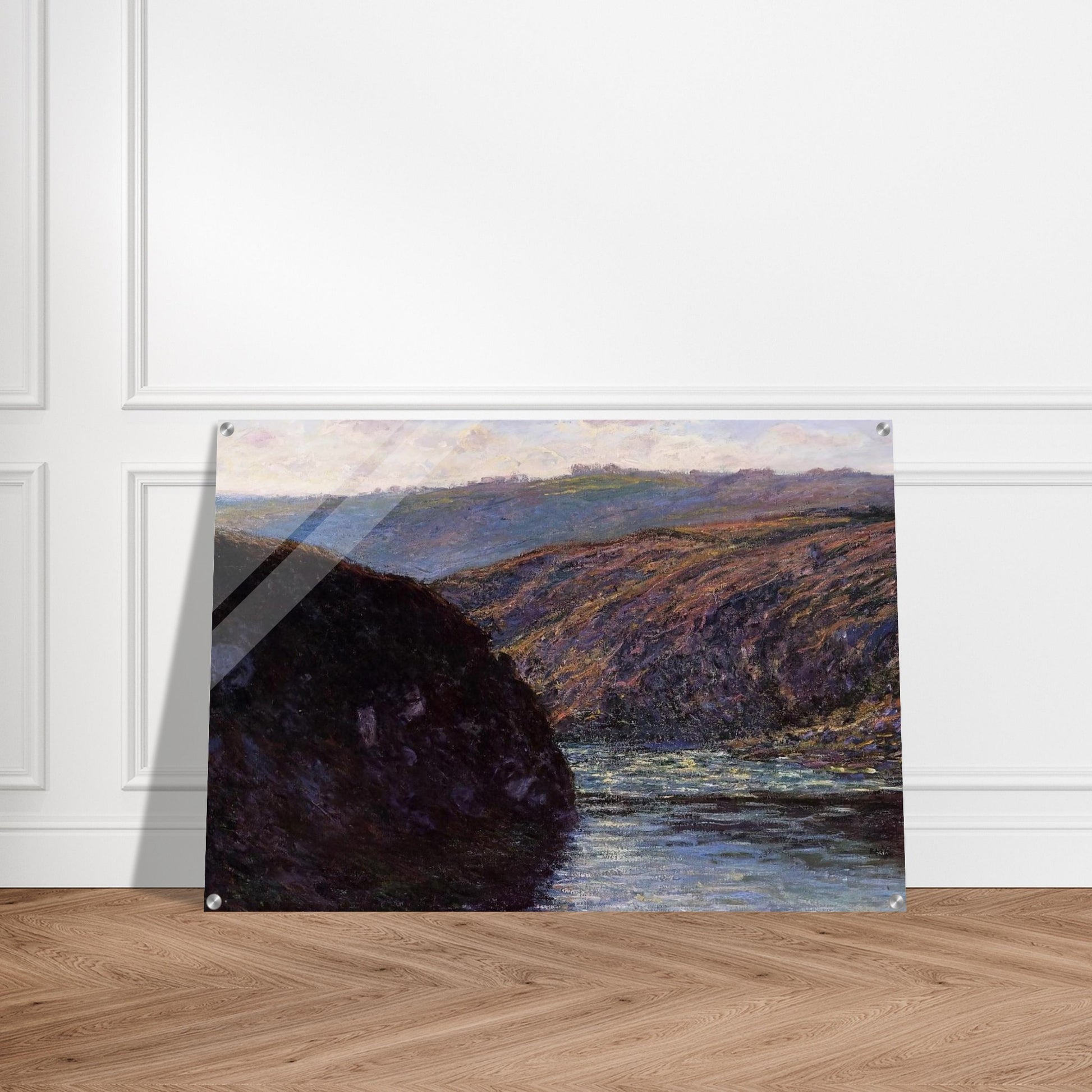 Valley of the Creuse, Afternoon Sunlight - claude monet Acrylic Print - 70x100 cm / 28x40″ inches