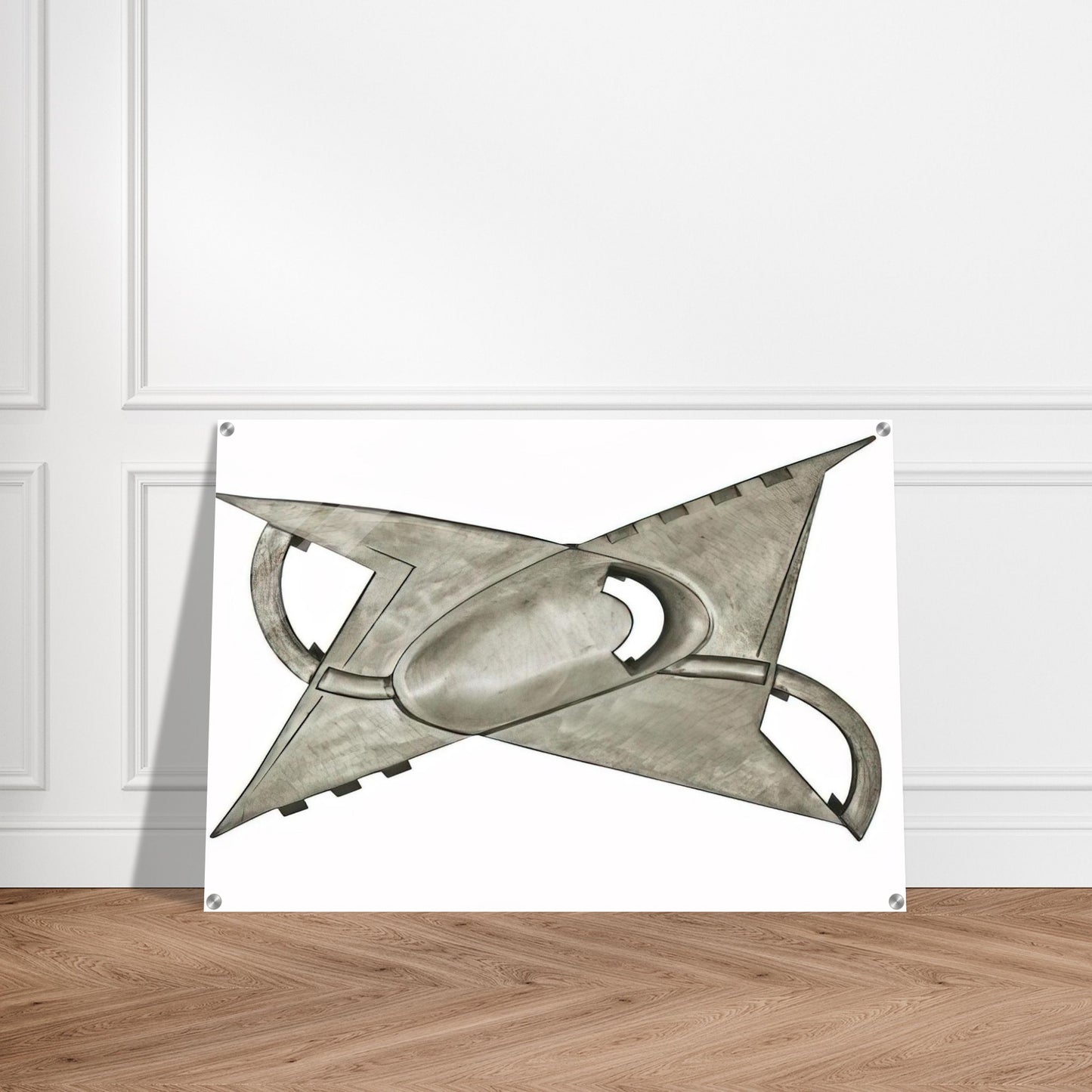 A partir d'un centre concave - Kinetic Art - Gyula Kosice Acrylic Print - 70x100 cm / 28x40″ inches