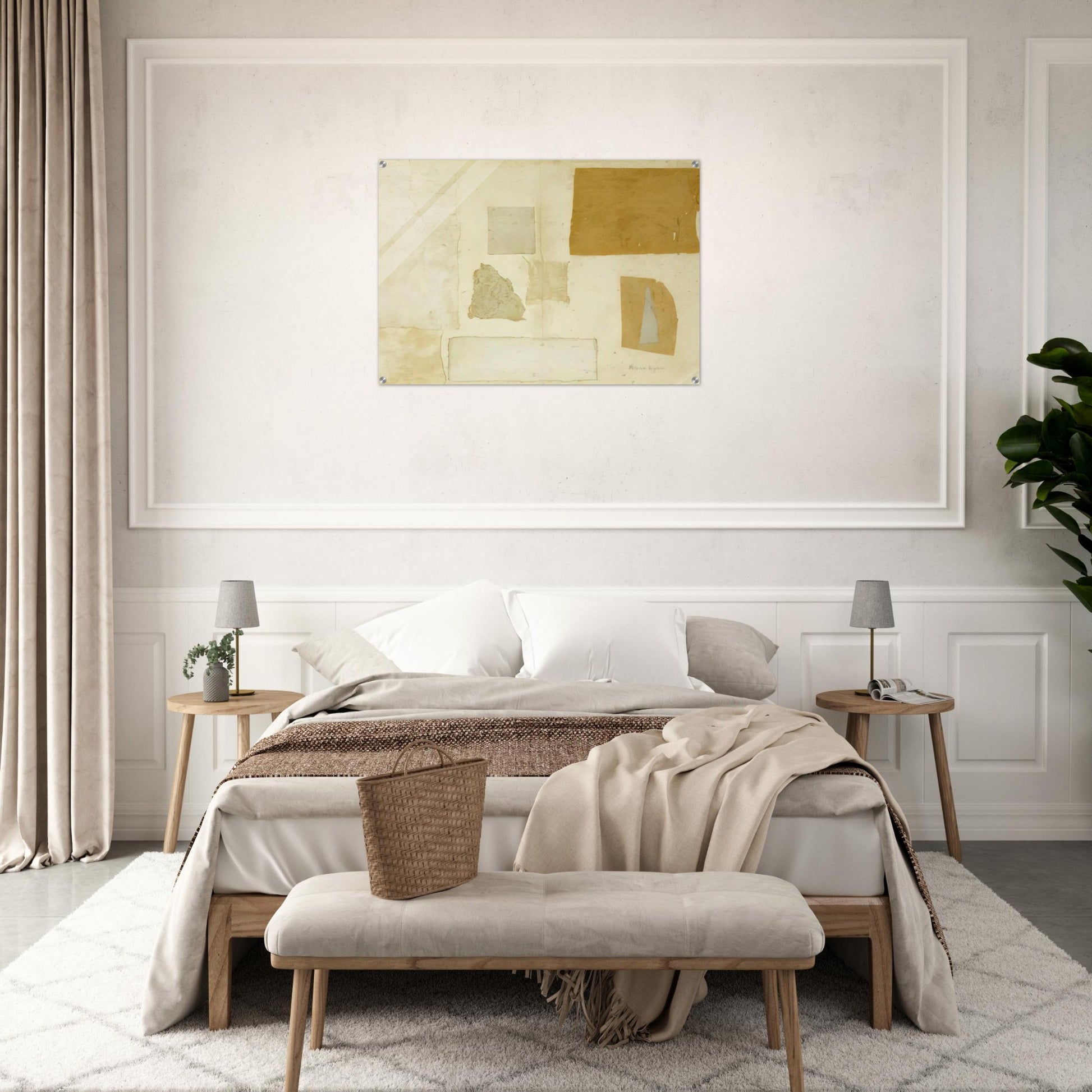 Gray Collage - 1953 - Anne Ryan Acrylic Print - 70x100 cm / 28x40″ inches
