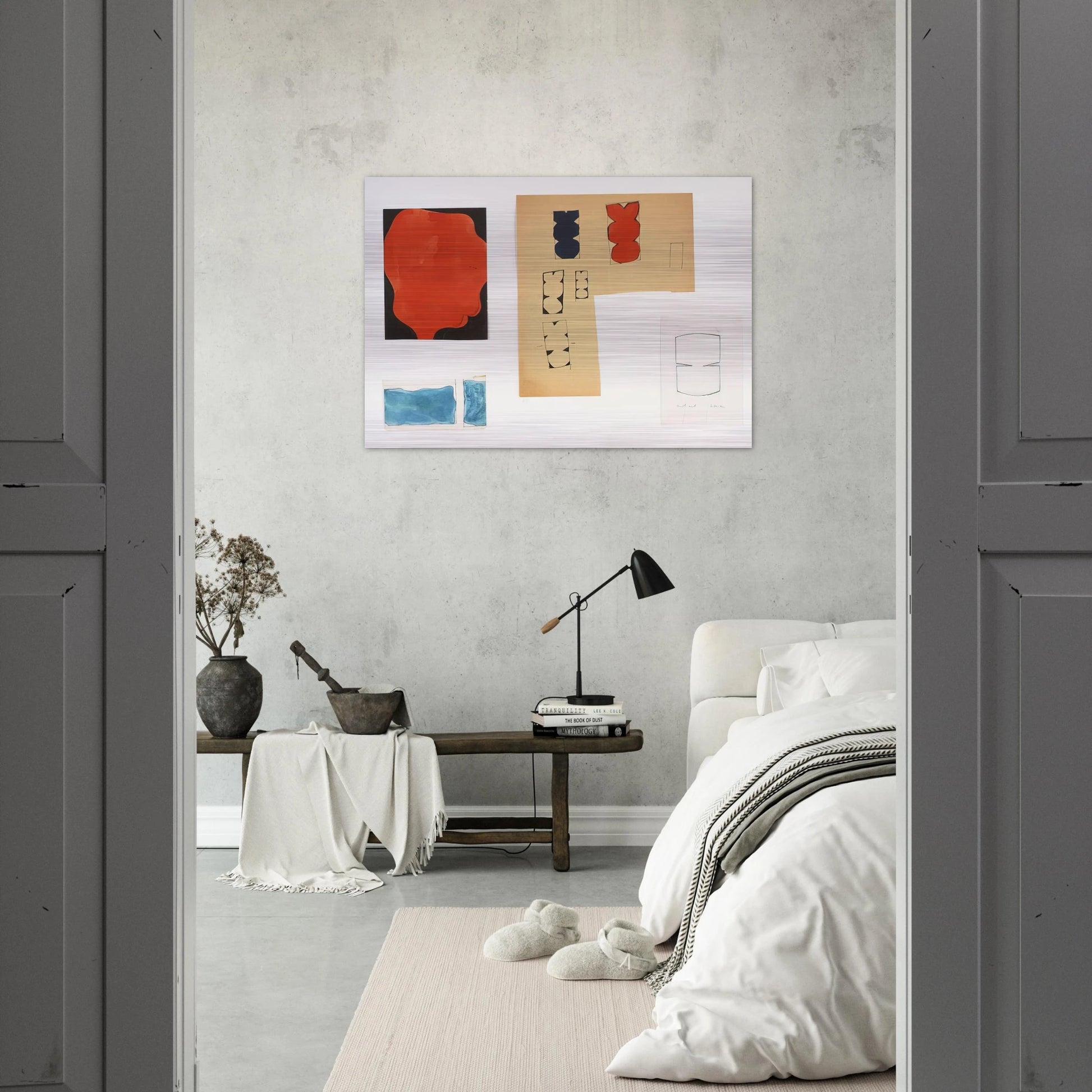 Tablet #91 - Ellsworth Kelly Brushed Aluminum Print - 70x100 cm / 28x40 inches | Ellsworth Kelly Aluminum Print | Ellsworth Kelly Prints