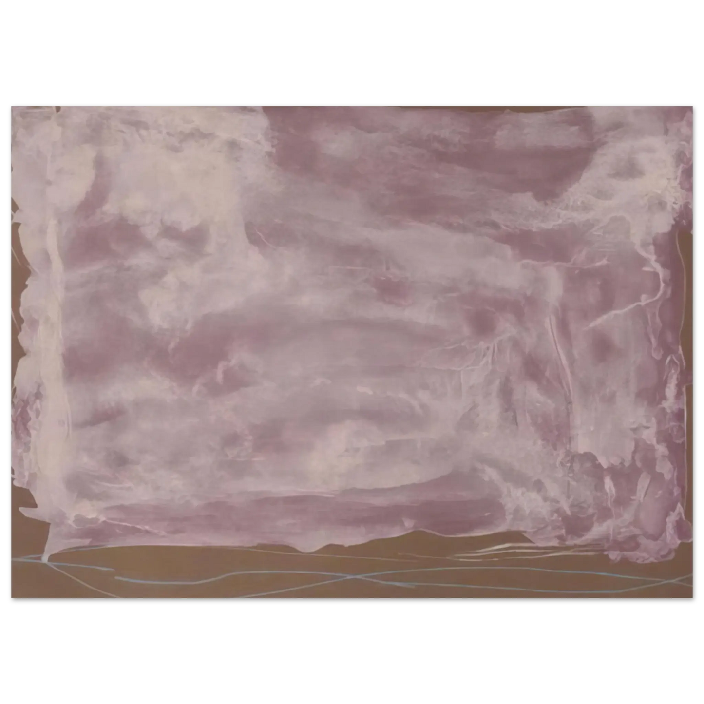 Helen Frankenthaler - Soho Dreams - 1987 Wall art - 60x80 cm / 24x32 Inches - Premium Wooden Framed Poster With Fine Art Paper - Black frame