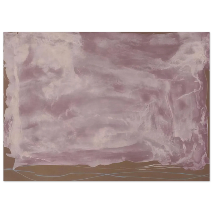 Helen Frankenthaler - Soho Dreams - 1987 Wall art - 60x80 cm / 24x32 Inches - Premium Wooden Framed Poster With Fine Art Paper - Black frame