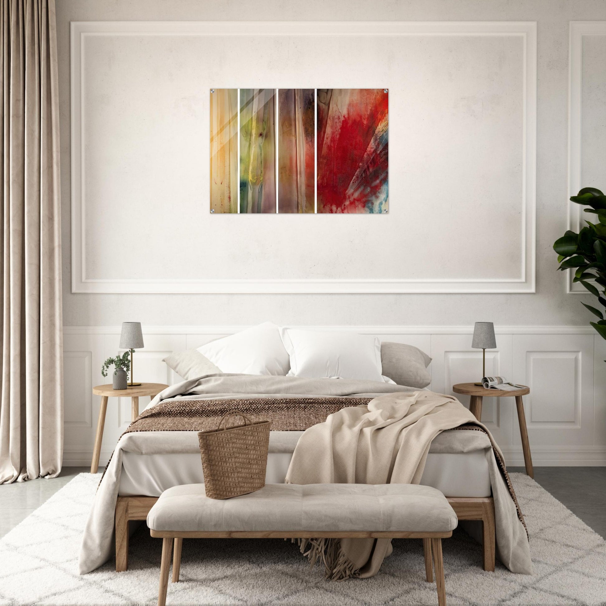 A Warmth, A Lightness, A Glow and Then - Sam Gilliam Acrylic Print - 70x100 cm / 28x40″ inches