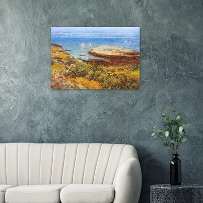 Early morning calm - Childe Hassam Brushed Aluminum Print - 70x100 cm / 28x40 inches | Childe Hassam Aluminum Print | Childe Hassam Prints