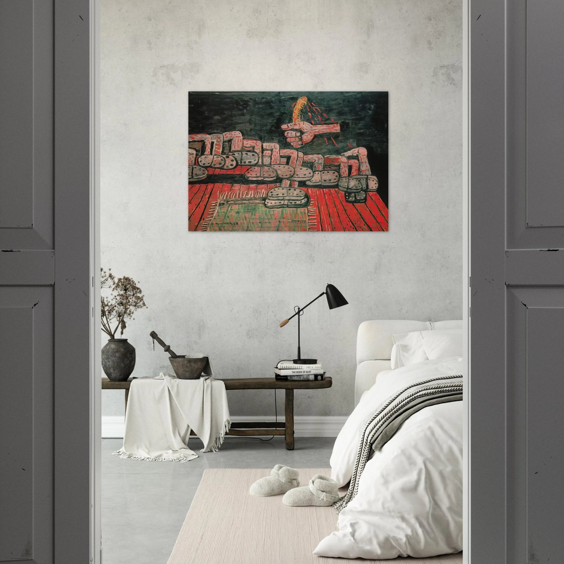 ROOM - Philip Guston Brushed Aluminum Print - 70x100 cm / 28x40 inches | Philip Guston Aluminum Print | Philip Guston Prints