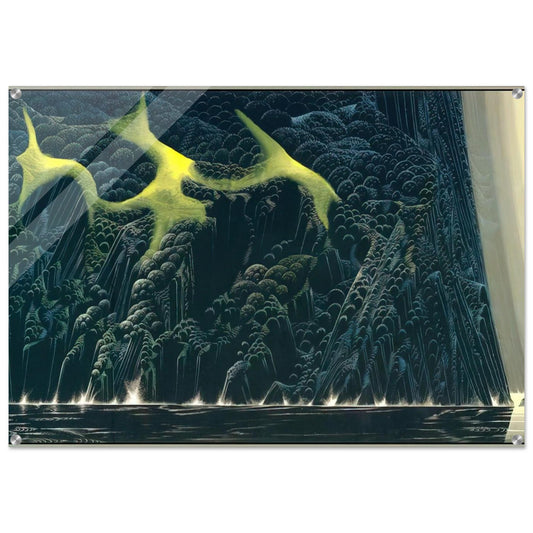 Out of the Sea - Eyvind Earle Acrylic Print - 70x100 cm / 28x40″ inches