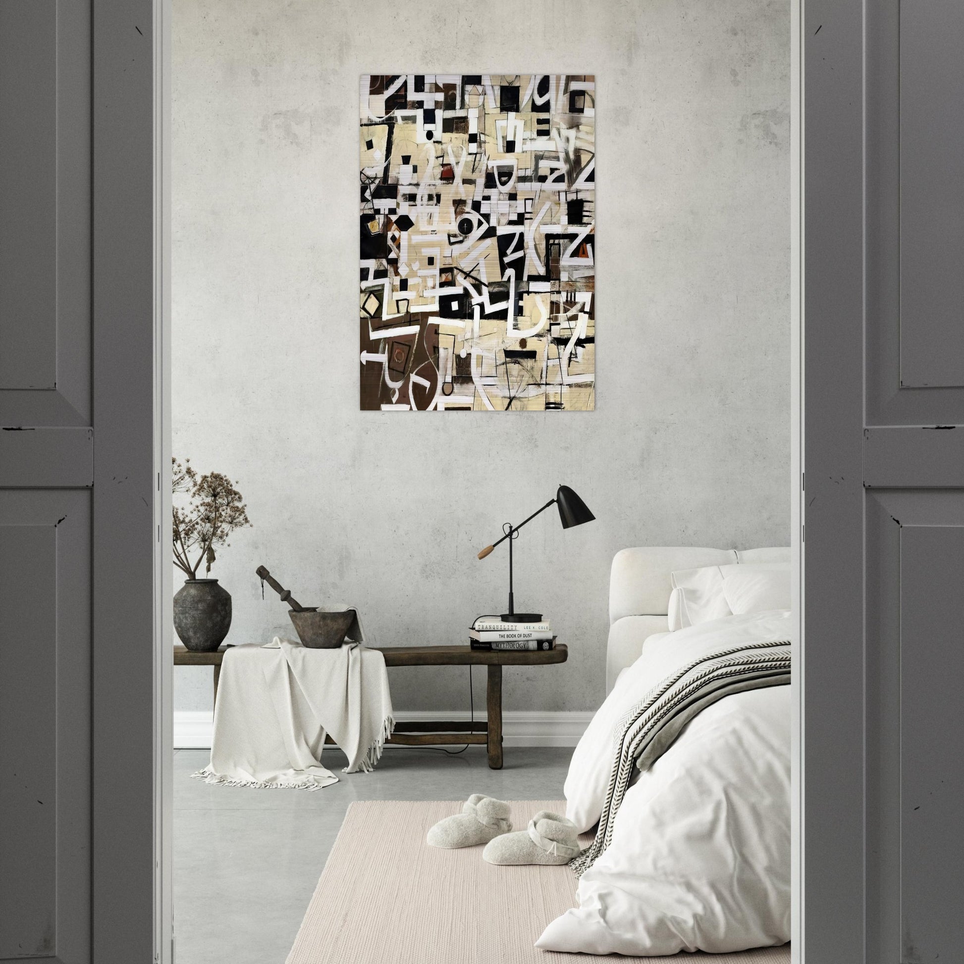 Number 20 - 1949 - Bradley Walker Tomlin Brushed Aluminum Print - 70x100 cm / 28x40 inches | Bradley Walker Tomlin Aluminum Print | Bradley Walker Tomlin Prints