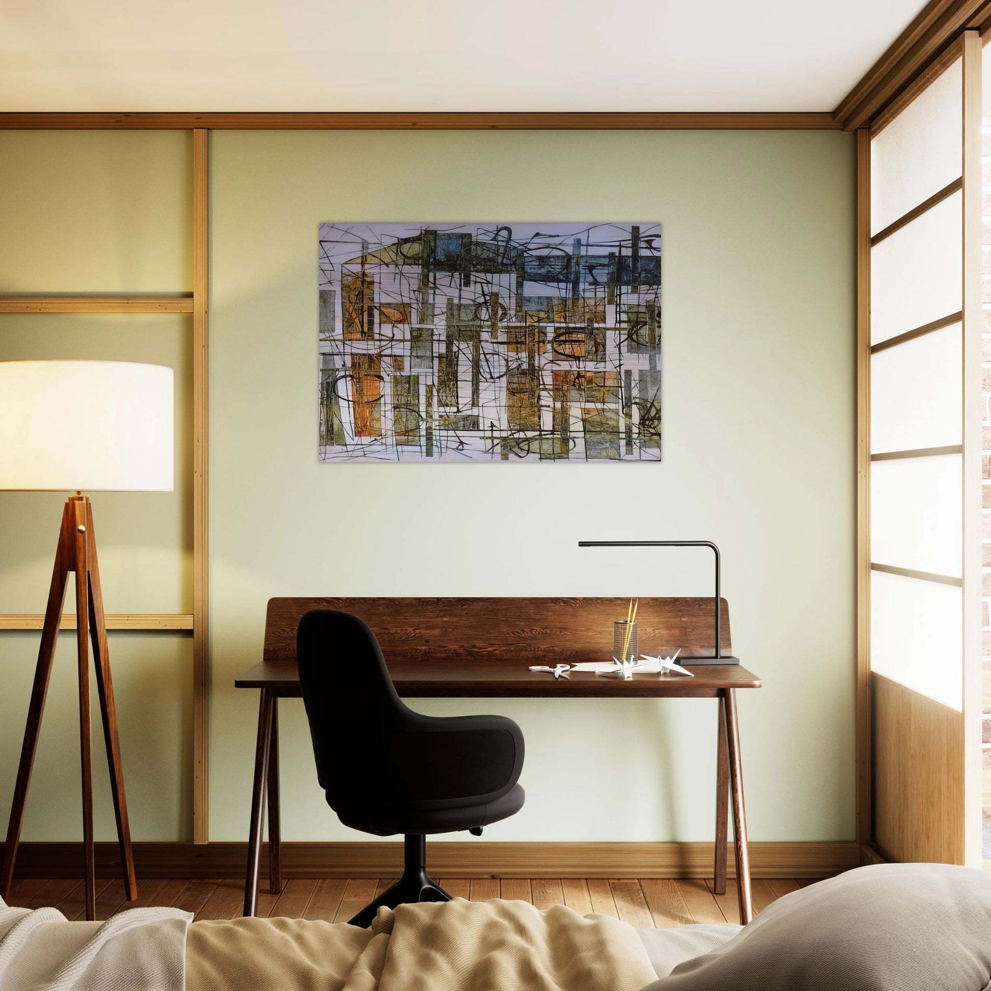 Lookscape - 1952 - Jimmy Ernst Brushed Aluminum Print - 70x100 cm / 28x40 inches | Jimmy Ernst Aluminum Print | Jimmy Ernst Prints