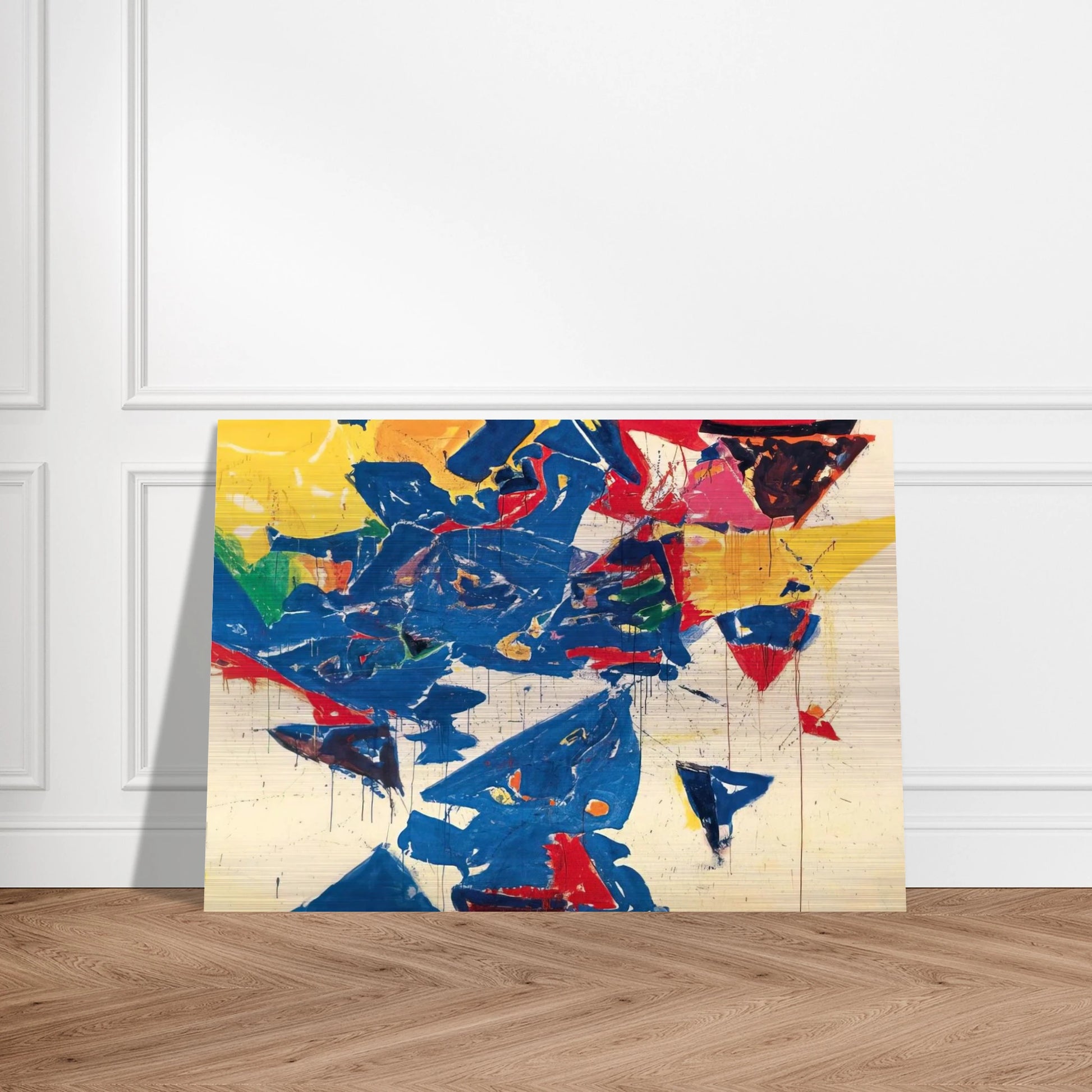 Middle Blue III - Sam Francis Brushed Aluminum Print - 70x100 cm / 28x40 inches | Sam Francis Aluminum Print | Sam Francis Prints