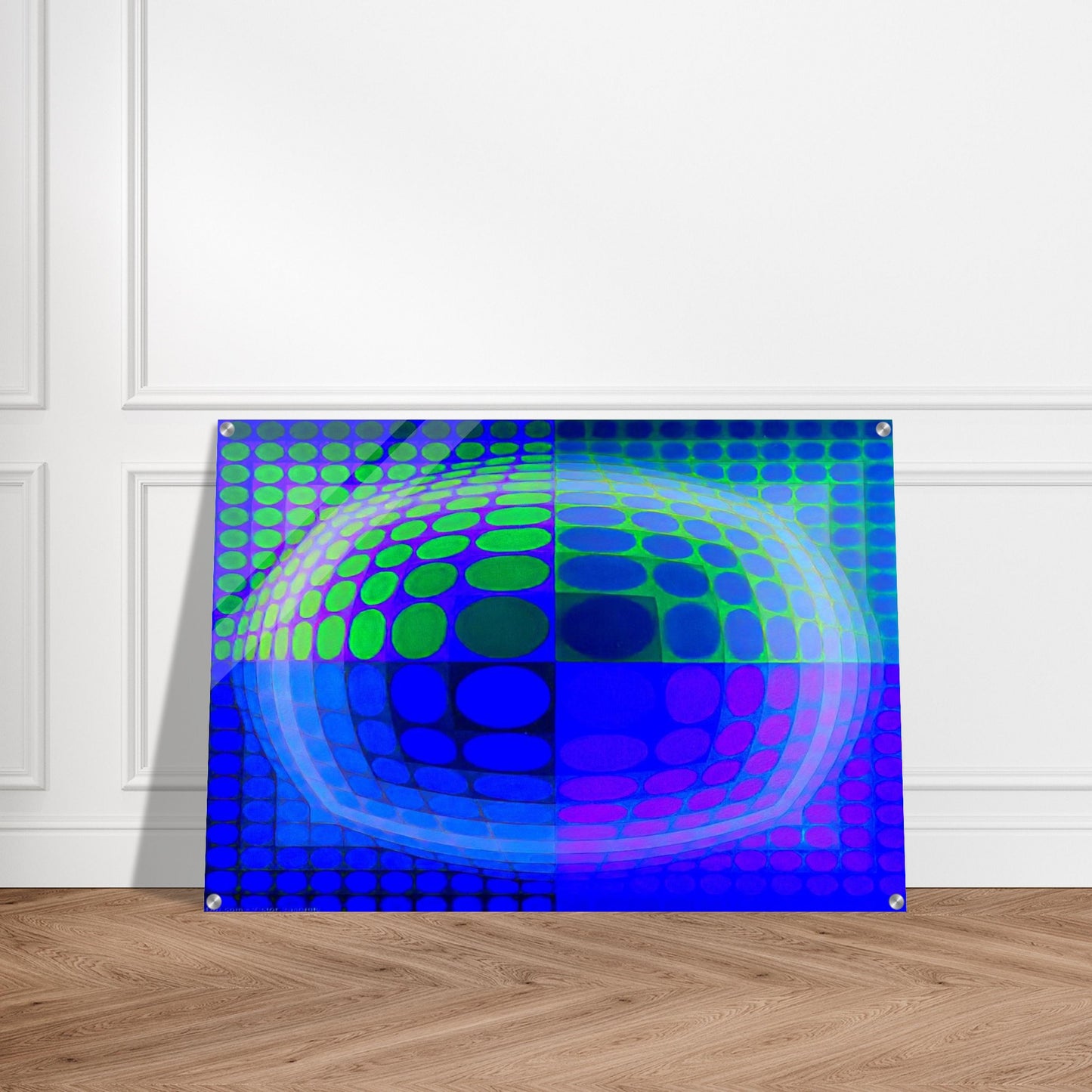 Pal-Ket - 1974 - Victor Vasarely Acrylic Print - 70x100 cm / 28x40″ inches