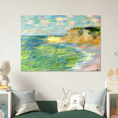 Cliffs at Amont - claude monet Acrylic Print - 70x100 cm / 28x40″ inches | claude monet Wall Art | claude monet Prints