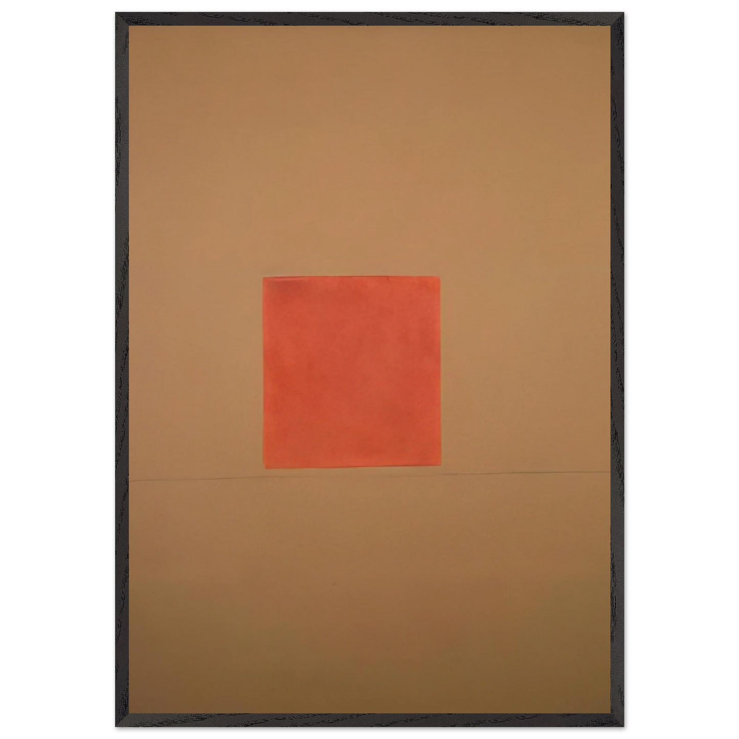 Delphic Sun-Box 2 - 1968 - Theodoros Stamos 70x100 cm / 28x40 inches Framed Art Print – Black Wooden Frame
