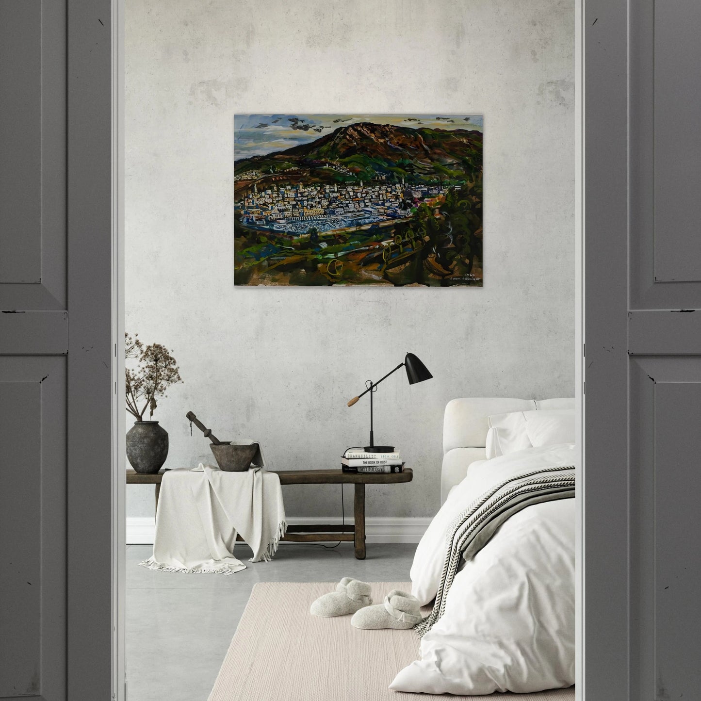 FEZ MOROCCO 1960 - Ivan Albright Brushed Aluminum Print - 70x100 cm / 28x40 inches | Ivan Albright Aluminum Print | Ivan Albright Prints