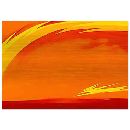 From the Plains II - Georgia O'Keeffe Brushed Aluminum Print - 70x100 cm / 28x40 inches | Georgia O'Keeffe Aluminum Print | Georgia O'Keeffe Prints