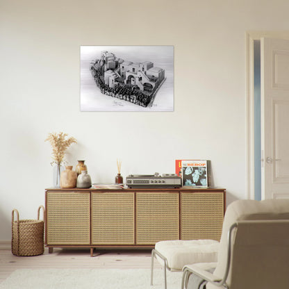 ESCHER (24) - MC Escher Brushed Aluminum Print - 70x100 cm / 28x40 inches | MC Escher Aluminum Print | MC Escher Prints