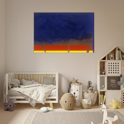 All Night - 1989 - Ronnie Landfield Art Prints - 100x150 cm / 40x60″ inches | Ronnie Landfield Poster | Ronnie Landfield Prints