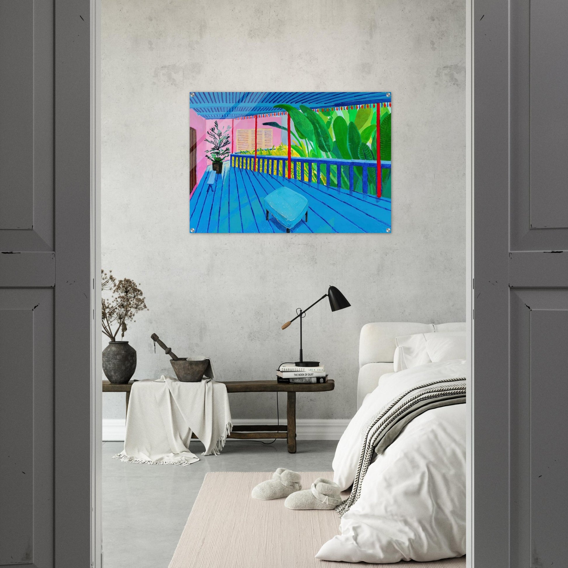 David Hockney - David Hockney Acrylic Print - 70x100 cm / 28x40″ inches | David Hockney Wall Art | David Hockney Prints