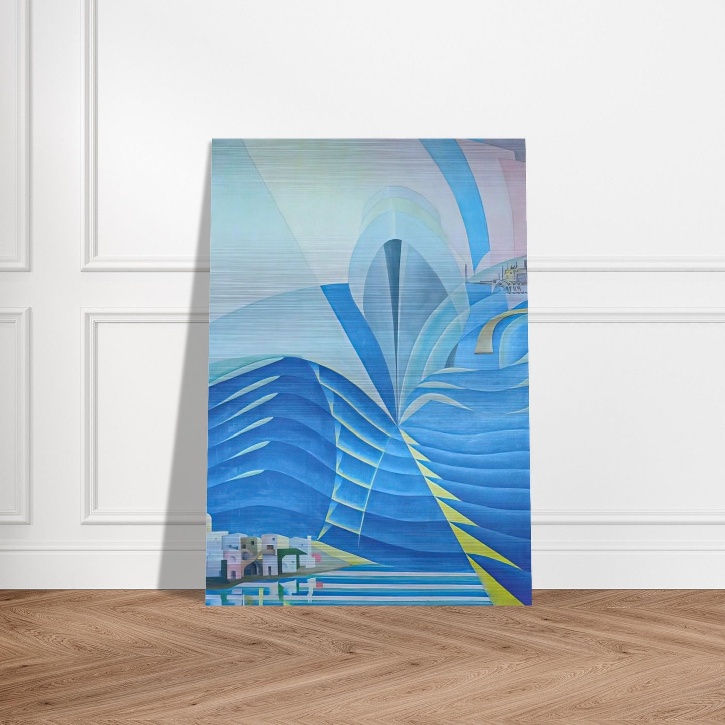 Synthesis of Marine Communications - 1934 - Benedetta Cappa Brushed Aluminum Print - 70x100 cm / 28x40 inches | Benedetta Cappa Aluminum Print | Benedetta Cappa Prints