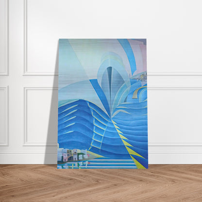 Synthesis of Marine Communications - 1934 - Benedetta Cappa Brushed Aluminum Print - 70x100 cm / 28x40 inches | Benedetta Cappa Aluminum Print | Benedetta Cappa Prints