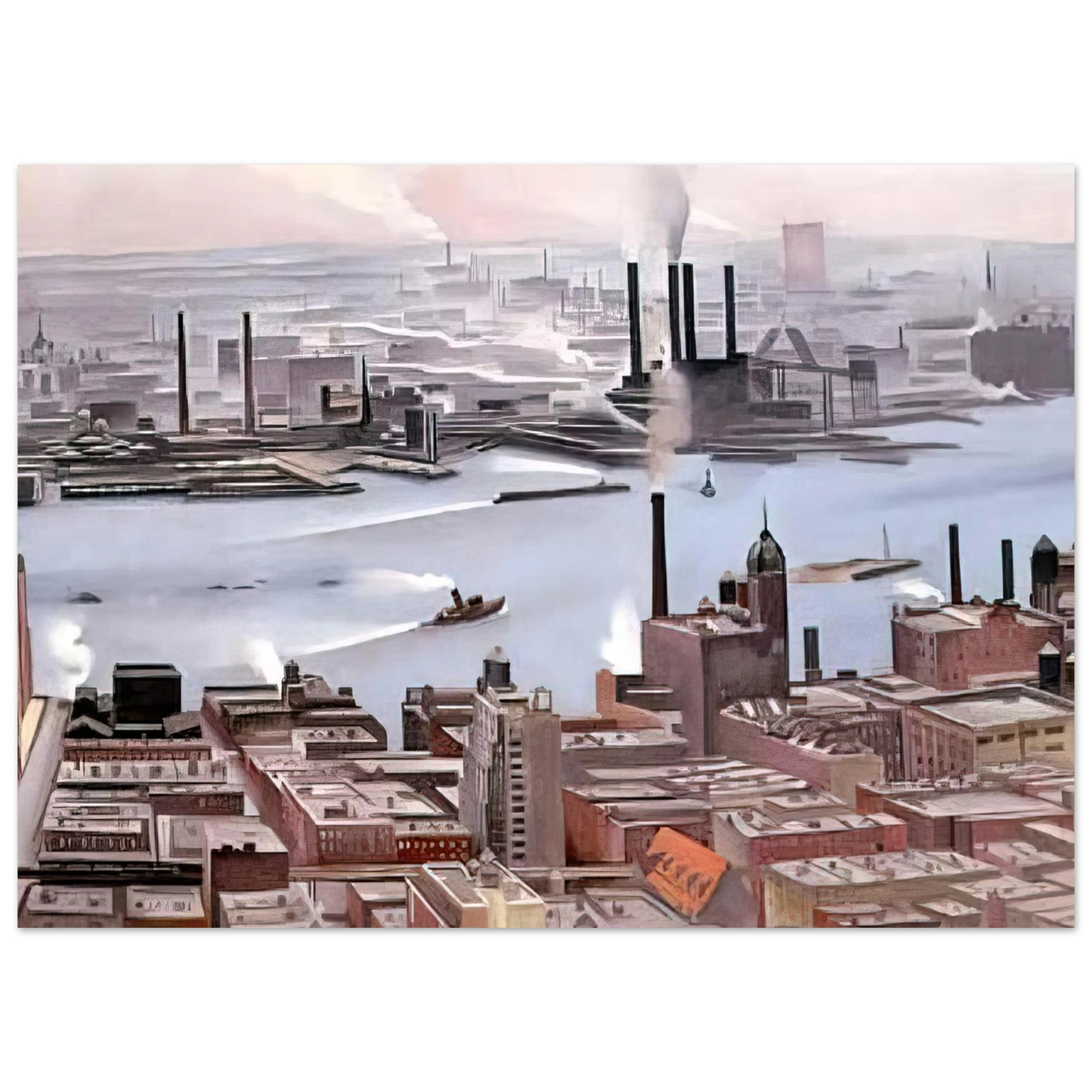 Georgia O'Keeffe - East River from the Thirtieth Story of the Shelton Hotel Fine Art Poster