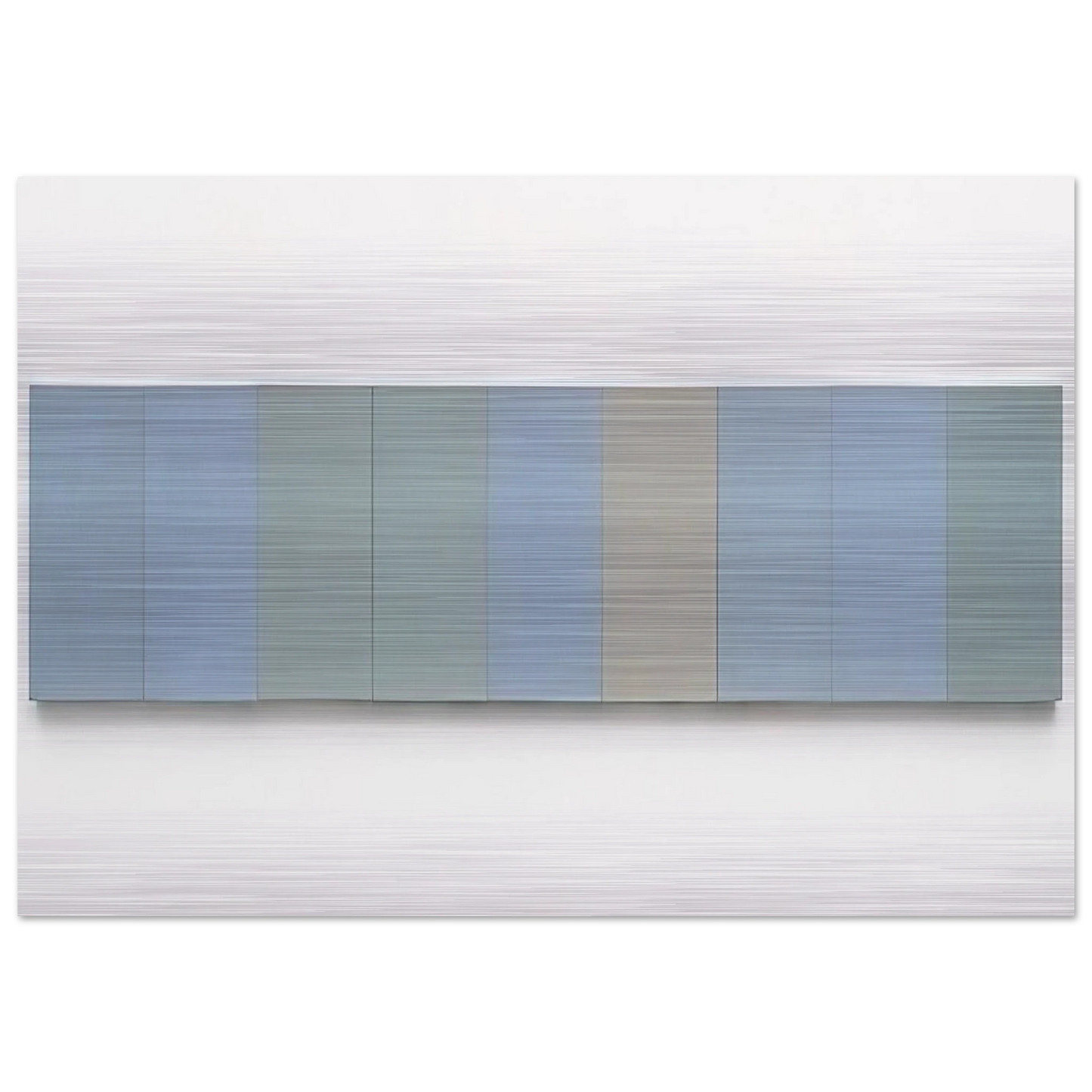 Ru Ware Project - 2012 - Brice Marden Brushed Aluminum Print - 70x100 cm / 28x40 inches | Brice Marden Aluminum Print | Brice Marden Prints