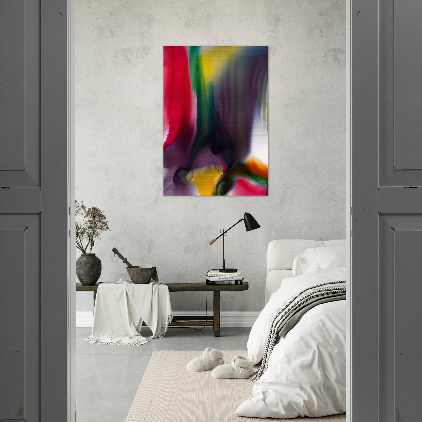 Phenomena Agate Bridge - Paul Jenkins Brushed Aluminum Print - 70x100 cm / 28x40 inches | Paul Jenkins Aluminum Print | Paul Jenkins Prints