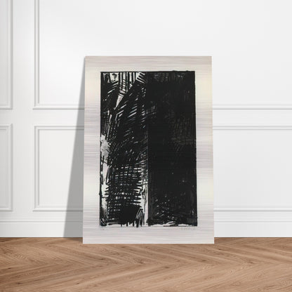 Untitled Press Series - 1972 - Brice Marden Brushed Aluminum Print - 70x100 cm / 28x40 inches | Brice Marden Aluminum Print | Brice Marden Prints