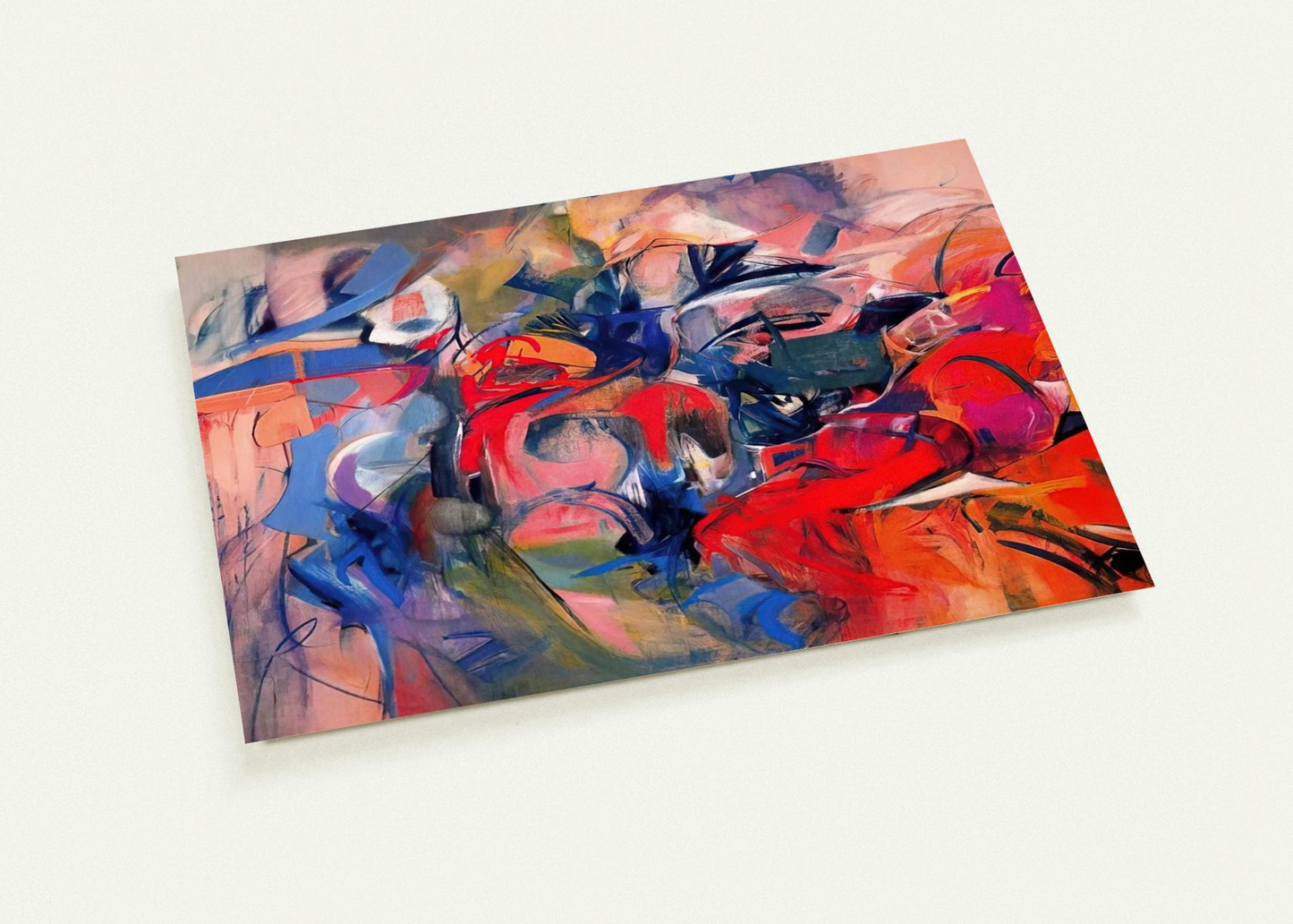 Fanfare - 1968 By Miriam Schapiro Pack of 10 Post Cards | Miriam Schapiro Post Cards | A6 (10.5 x 14.8 cm) - 4.1 x 5.8 inches
