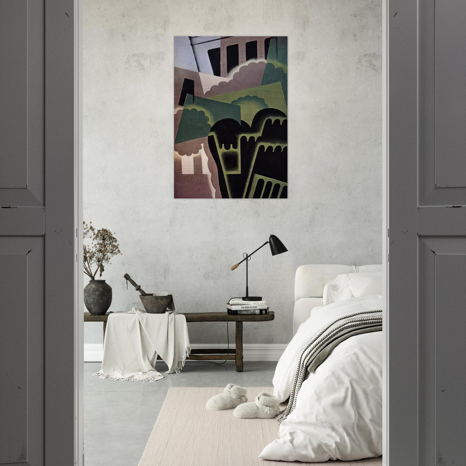 LANDSCAPE - Juan Gris Brushed Aluminum Print - 70x100 cm / 28x40 inches | Juan Gris Aluminum Print | Juan Gris Prints