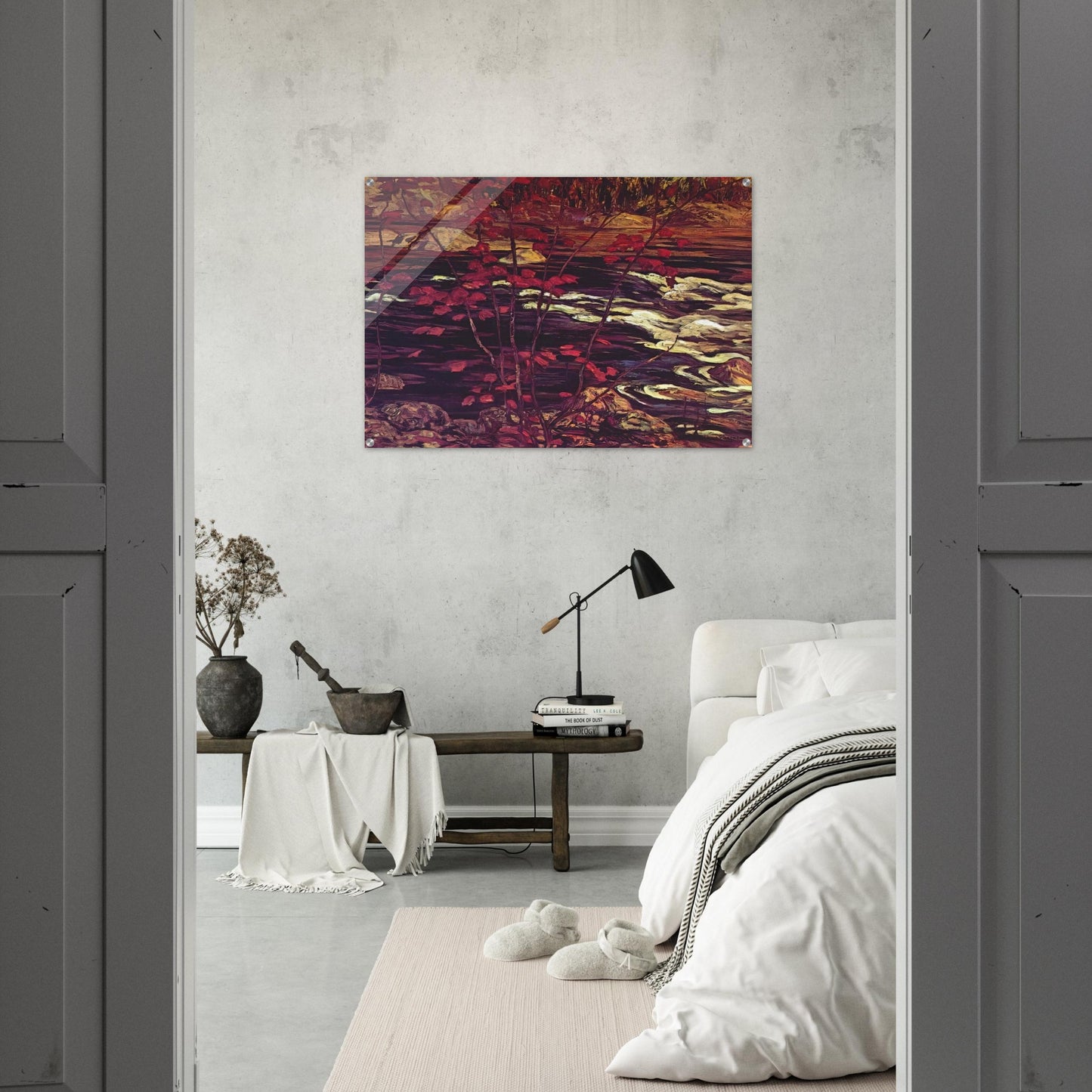 The Red Maple - 1914 - A.Y. Jackson Acrylic Print - 70x100 cm / 28x40″ inches