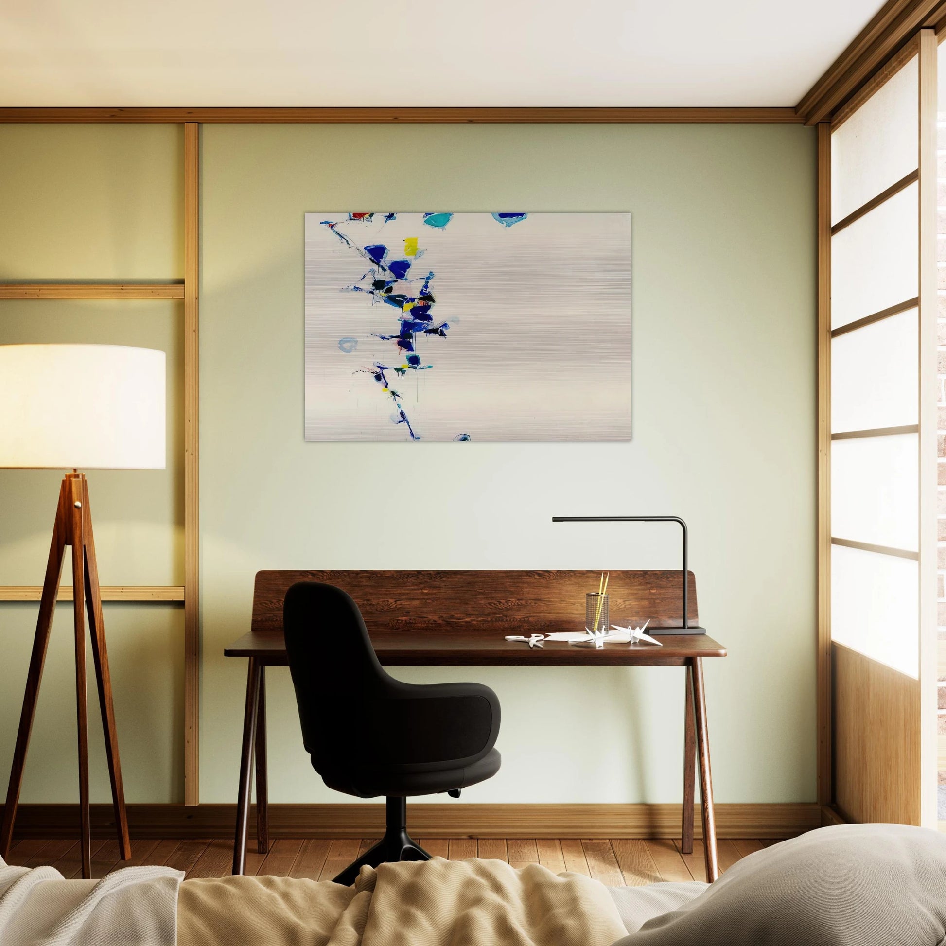 Toward Disappearance III - Sam Francis Brushed Aluminum Print - 70x100 cm / 28x40 inches | Sam Francis Aluminum Print | Sam Francis Prints
